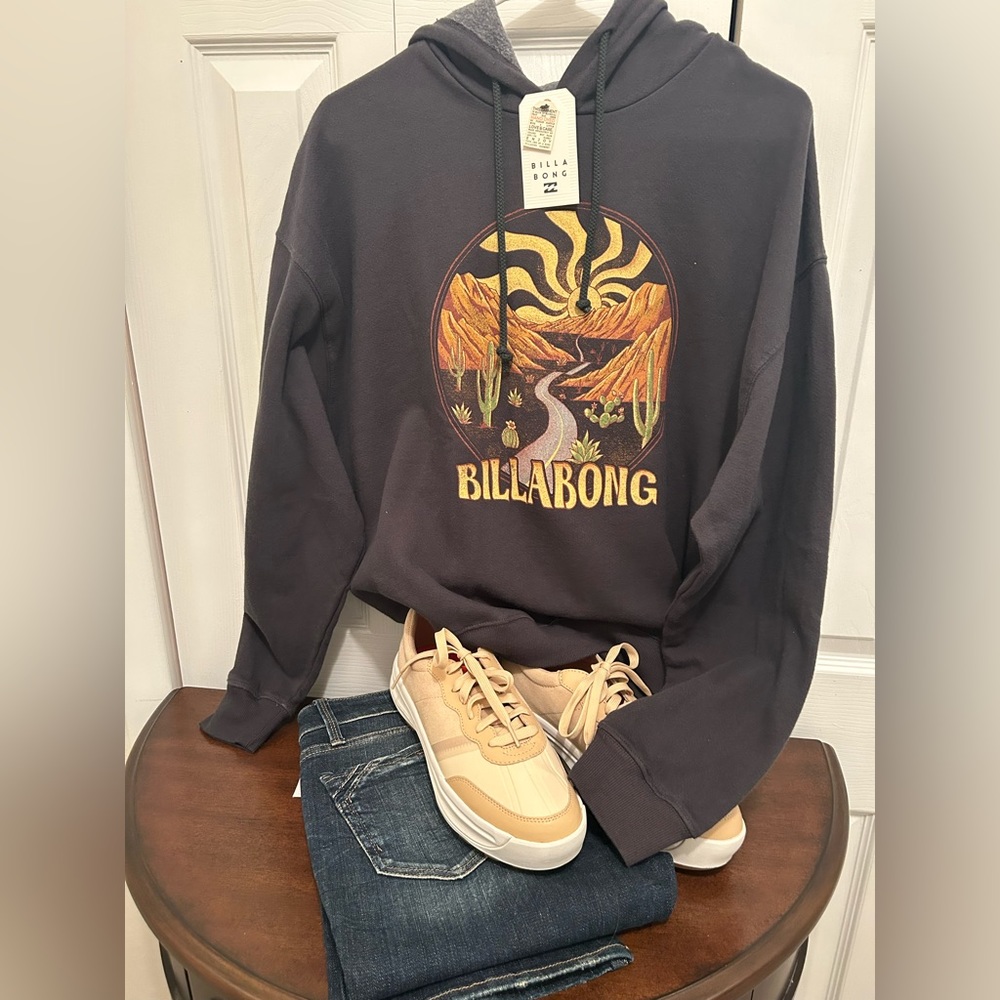 Billabong Ride In Hoodie women’s hoodie/sweatshirt Size small gray